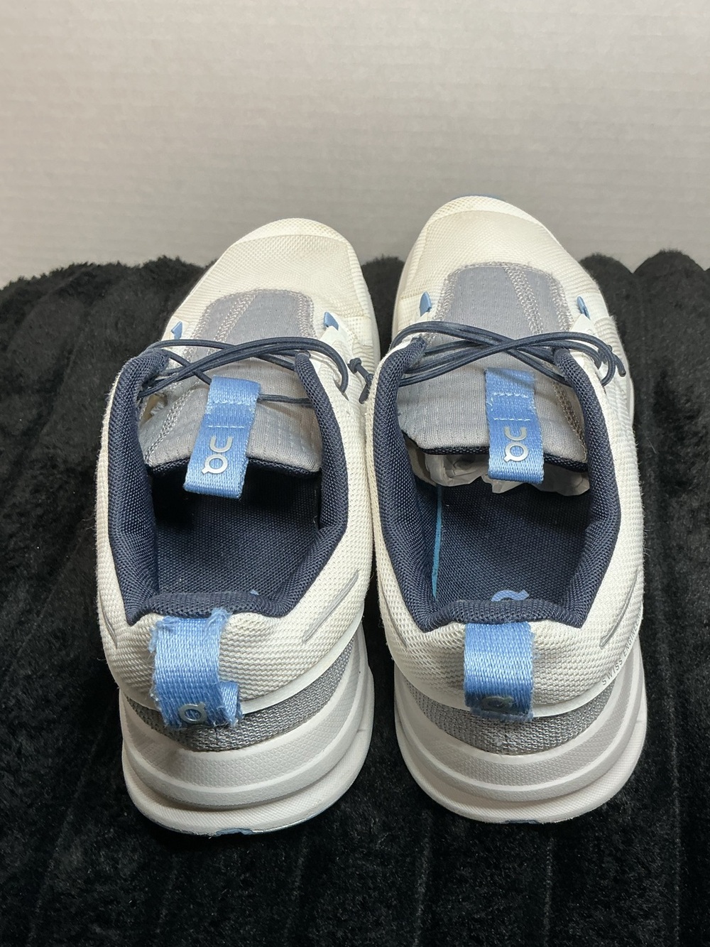 On Cloud Sky Kids 5.5Y / Women’s 7 Running Shoes White Denim Blue - Picture 13 of 16